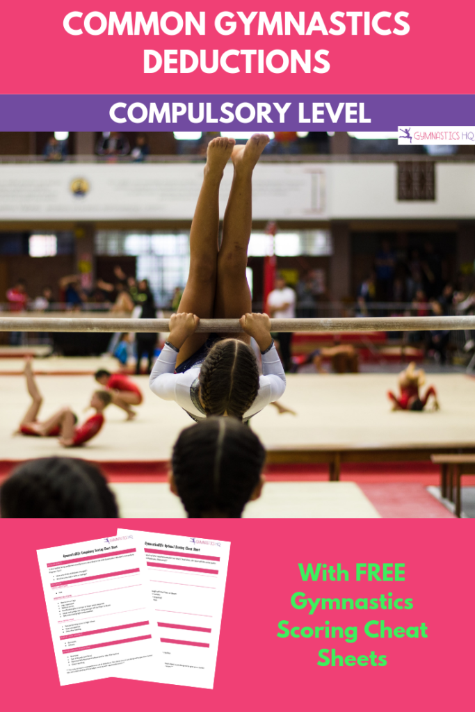 Download the FREE gymnastics scoring cheat sheets!