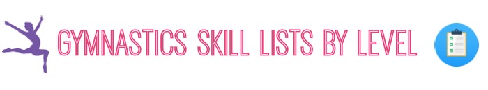 gymnastics skill lists by level