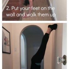 Spiderman Against the Wall Gymnastics Exercise