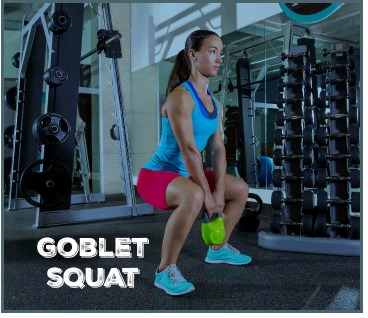 goblet squat exercise