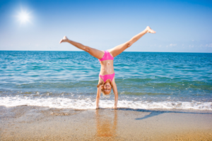 15 Creative Ways to practice gymnastics this summer.