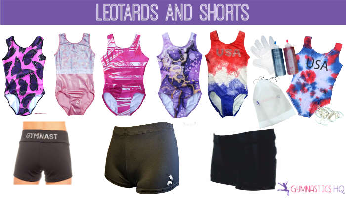 gymnastics leotards and shorts gift