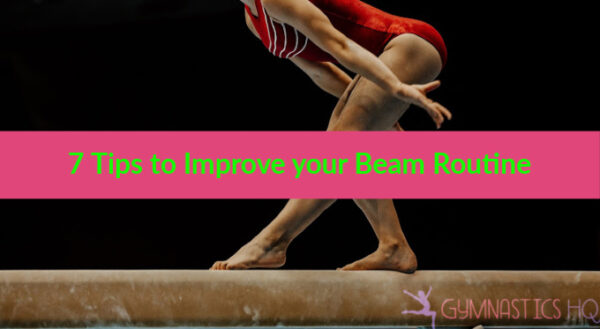 improve your beam routine gymnastics
