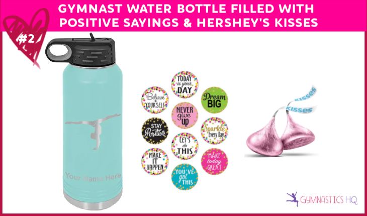 Gymnastics Gifts for Girls Funny Gymnastics Water Bottle,Great
