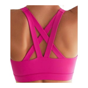 hot pink sports bra