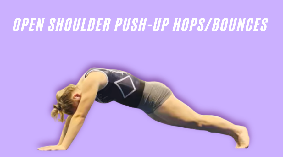 3 advanced hs drills open shoulder push-up hops/bounces