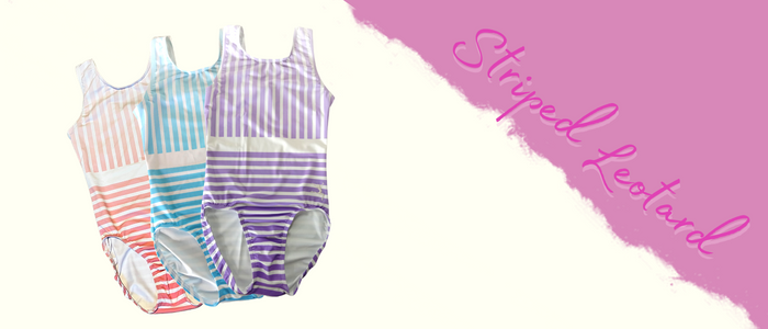 top gymnastics gifts of 2022 colored stripes leotards