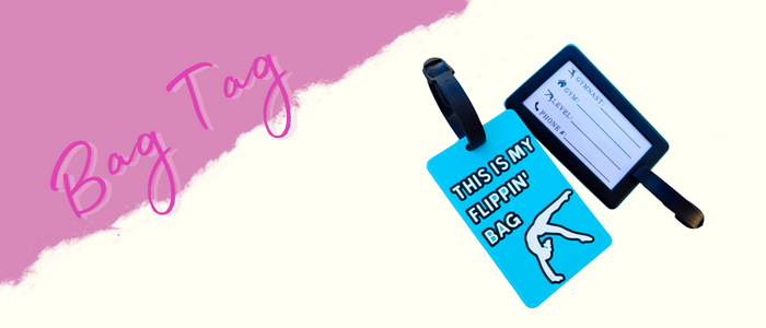 top gymnastics gifts of 2022 bag tag