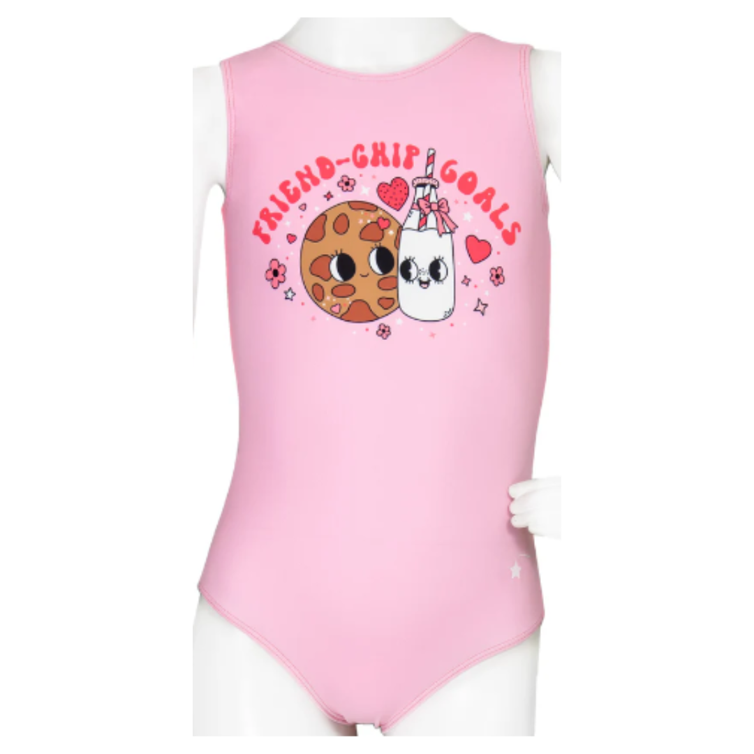 Toddler donut print leotard