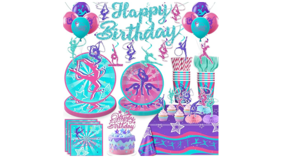 Gymnastics Birthday Party Decorations