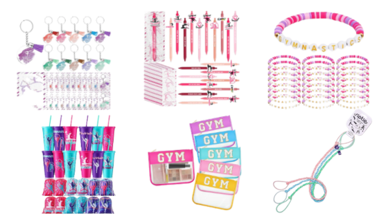 gymnastics amazon party favors list