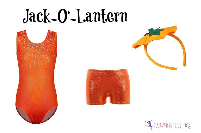 Pumpkin Jack-O-Lantern costume with leotard