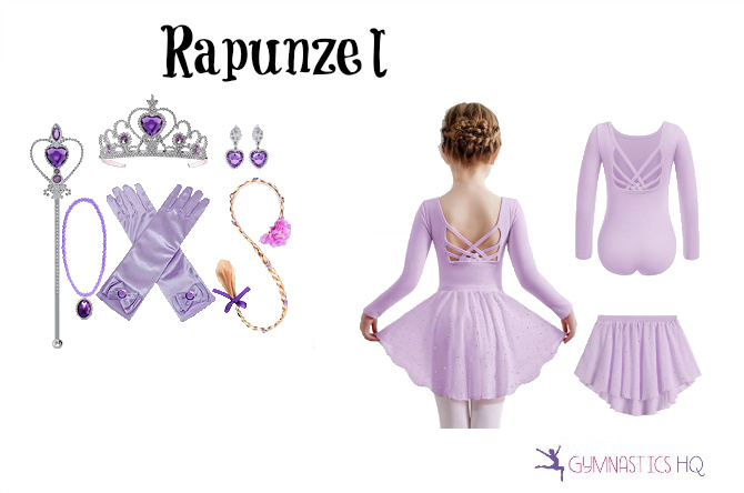 Rapunzel leotard costume