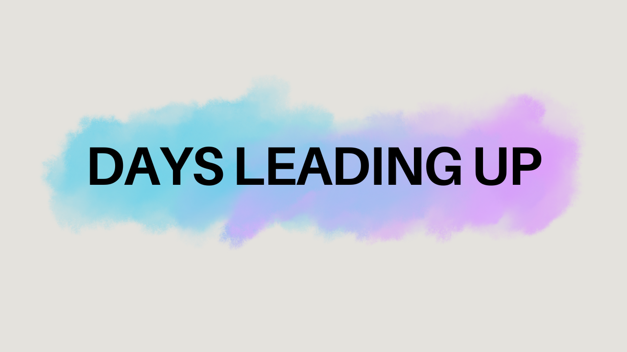 how to prep for meet days leading up