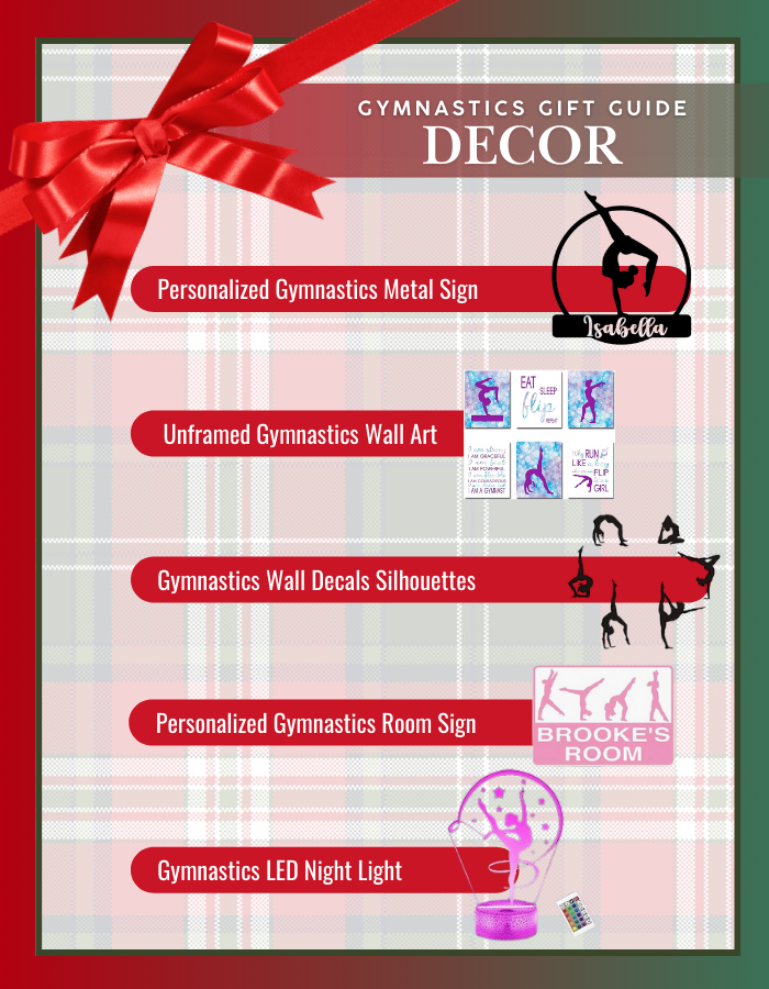 2024 Gymnastics Gift Guide Decor