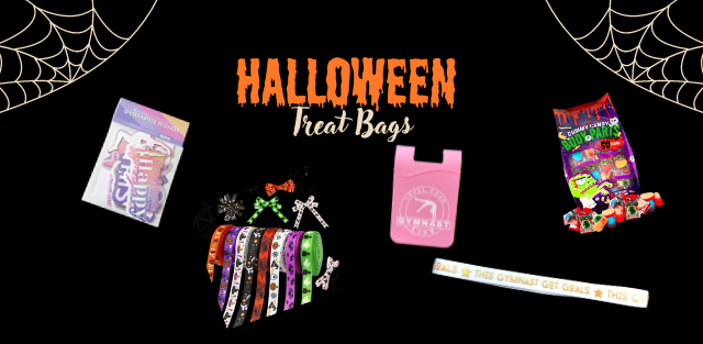 gymnastics halloween treat bags