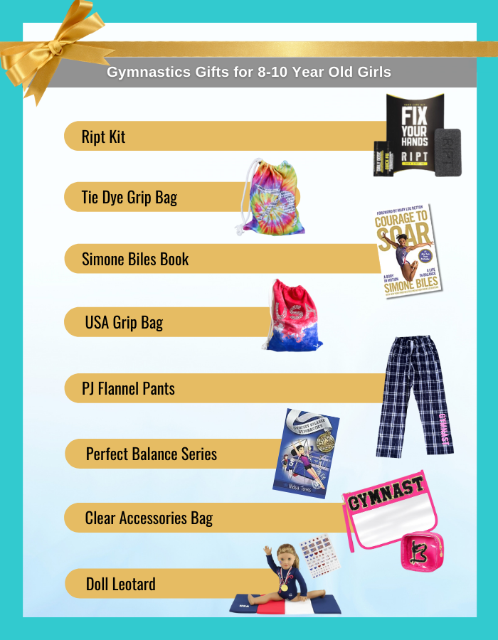 100+ Gift Guide Gymnastics Gifts for 8-10 Year Old Girls